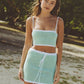 Soah - Women'skaia Crochet Mini Skirt
