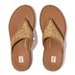 Fitflop - Women's F-mode Woven Flatform Toe-post Sandals