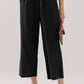 Ninexis - Linen Capri Elastic Waist Pants