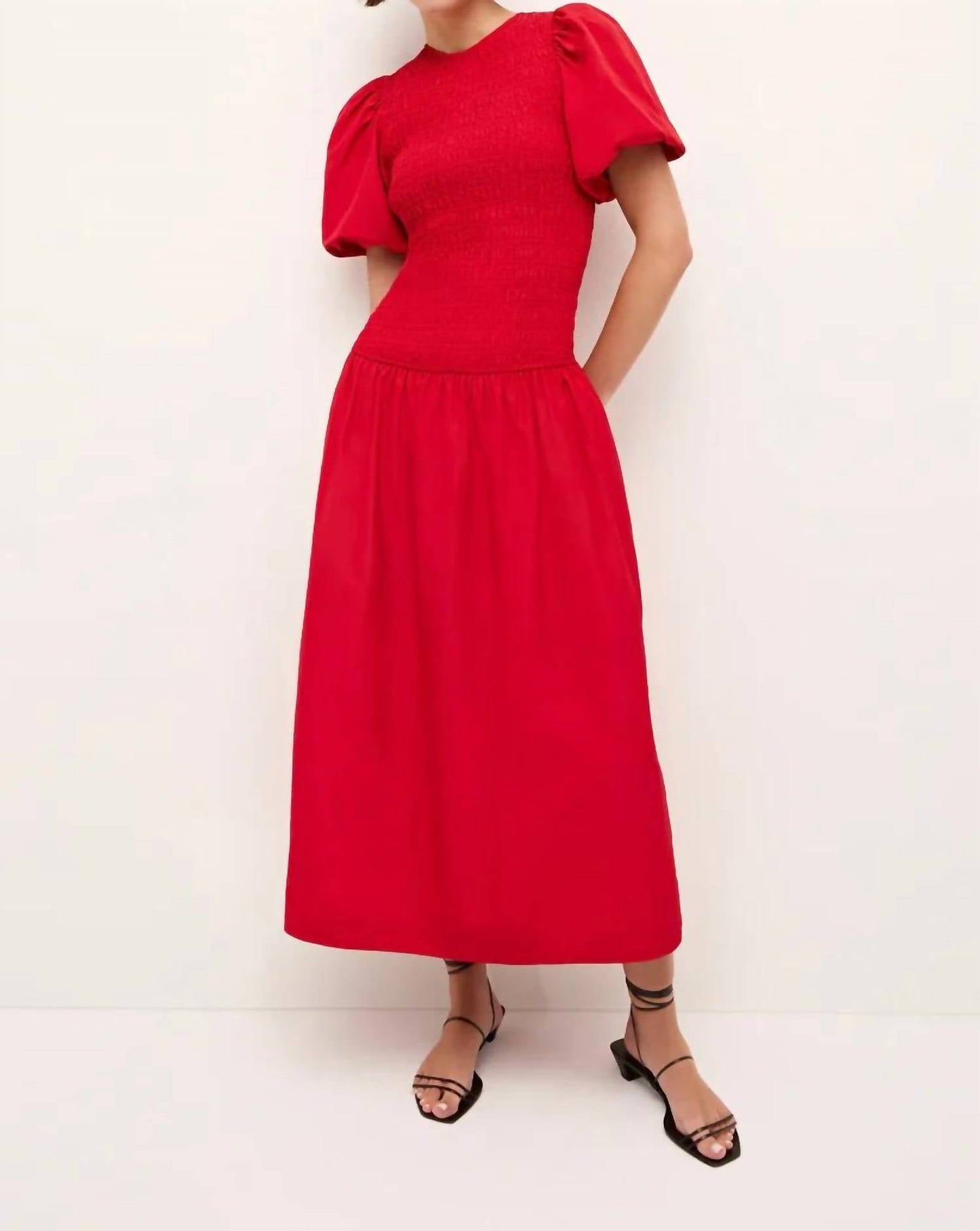 Marie Oliver - Marca Smocked Fitted Dress
