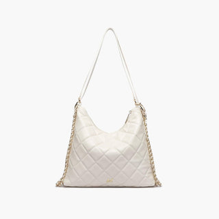 Like Dreams - Bolsa de ombro conversível feminina em couro vegano acolchoado