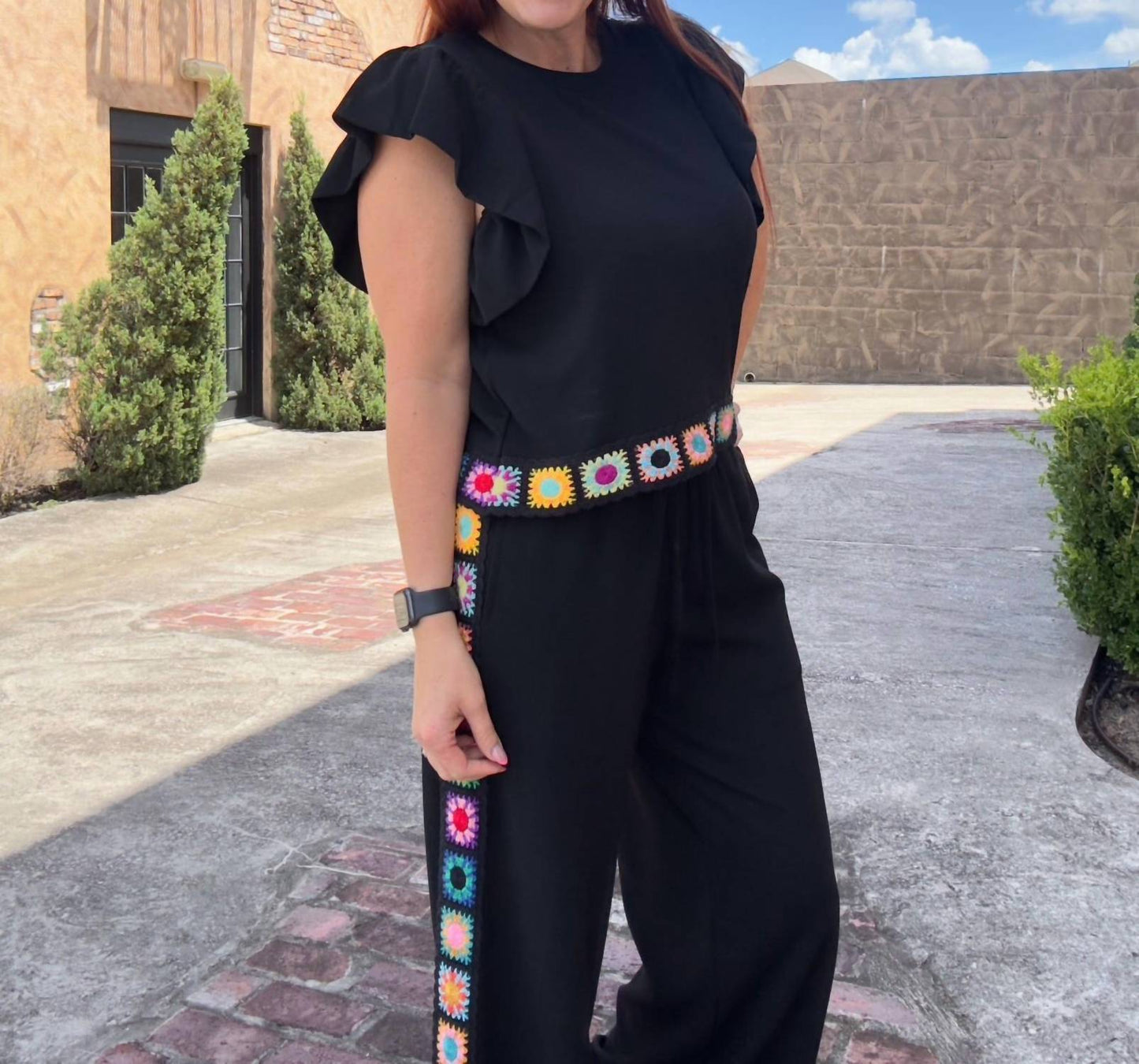 Entro - Retro Squares Pants