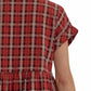 Entro - Plaid Button Down Mini Dress
