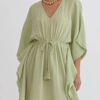 Entro - Vestido com amarração na cintura