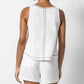 Steve Madden - Tie Front Scoopneck Tank Top