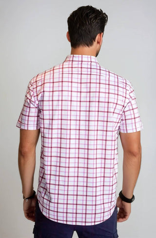 Buki - Carnaby Plaid Short Sleeve Tech Shirt