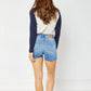 Judy Blue - Raw Hem Jean Shorts