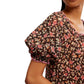 Free People - Astra Peasant Floral Print Top