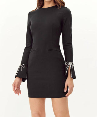 Adelyn Rae - Carmelia Rhinestone Cuff Mini Dress