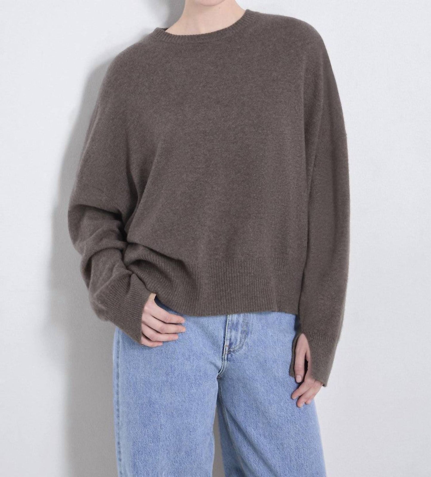 Loulou De Saison - Anaa Cashmere Long Sleeve Sweater
