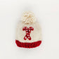 Huggalugs - Unisex Candy Cane Pompom Hat