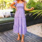 Buddylove - Brynn Ruffle Shoulder Midi Dress