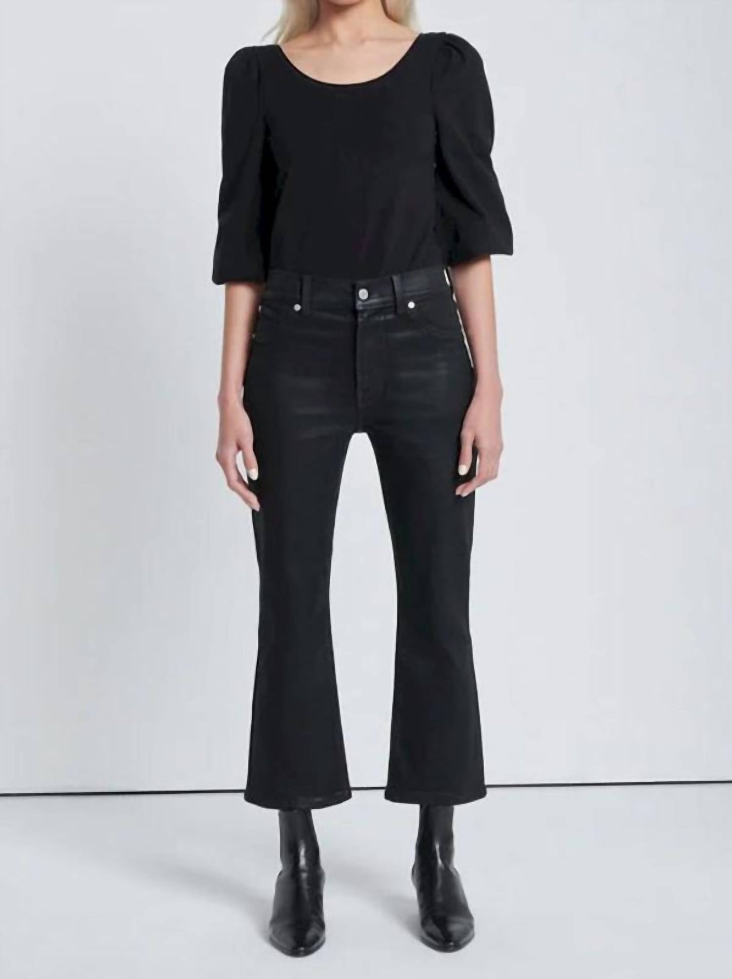 7 For All Mankind - High Waist Slim Kick Jeans