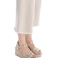 Xti - Women's Metallic Ankle Strap Wedge Sandals