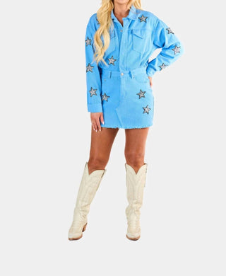 Buddylove - Vestido curto jeans Raelynn