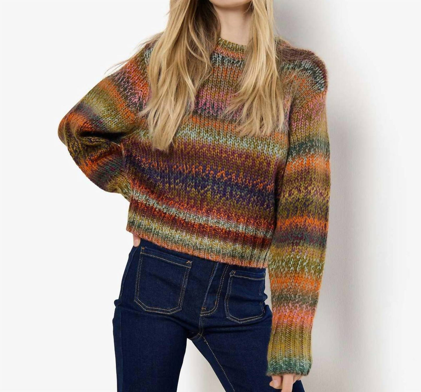 Apricot - Chunky Knit Jumper