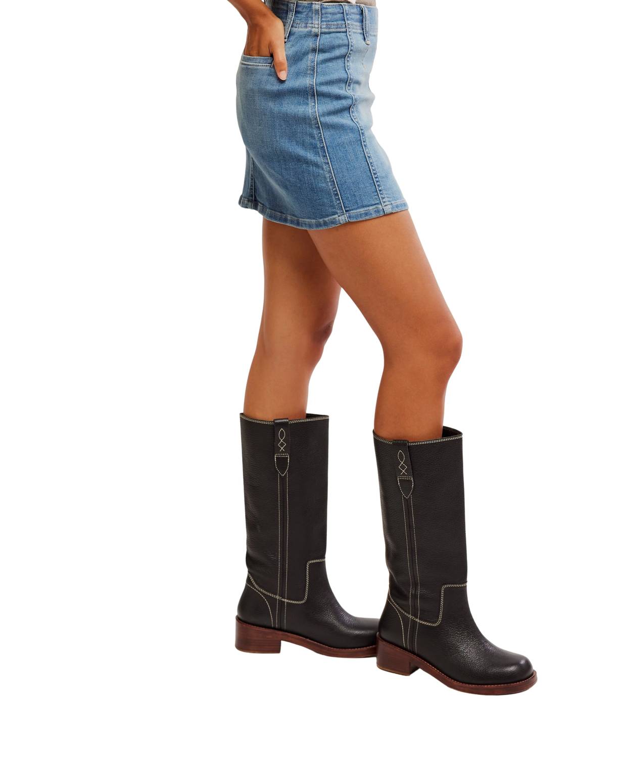 Free People - Daylight Denim Mini Skirt