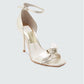 Dolce Vita - Women's Helana Genuine Leather Bow Ankle Strap High Heels