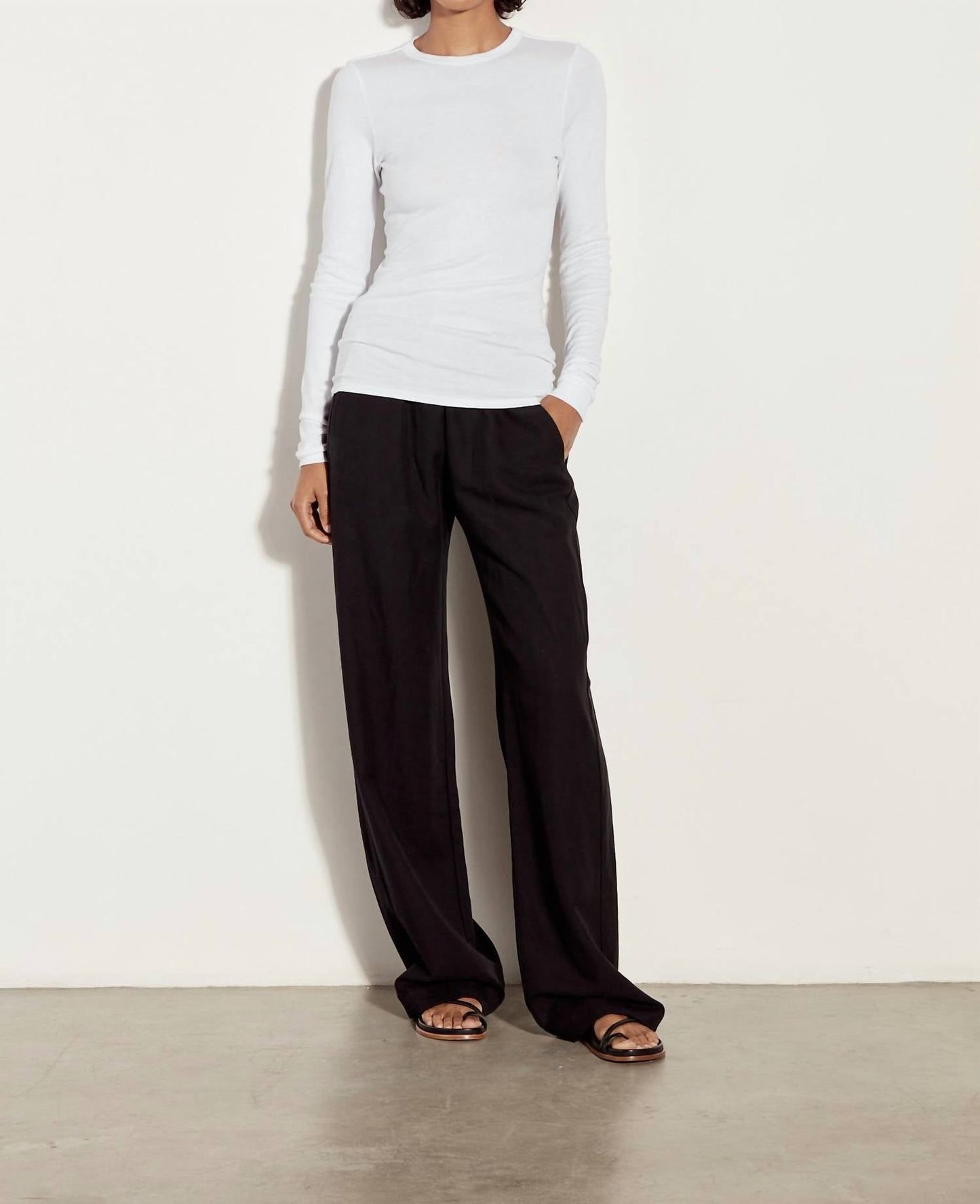 Enza Costa - SUPIMA COTTON L/S CREW