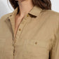 Lysse - Roe Roll Tab Linen Utility Shirt
