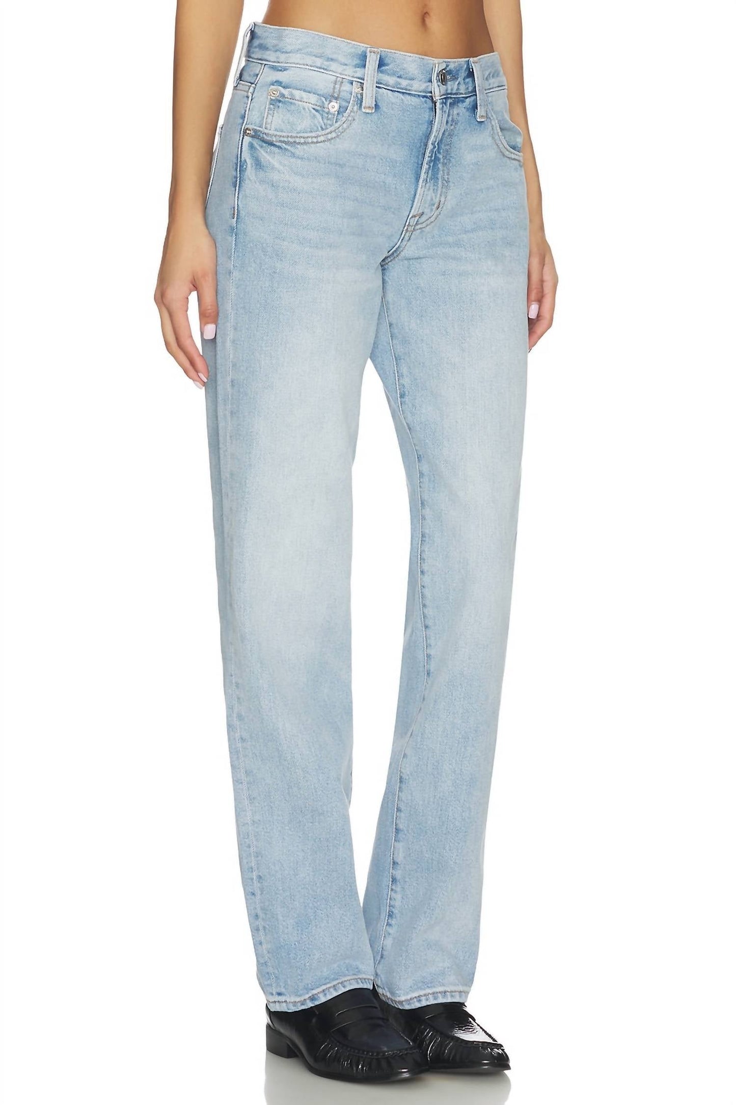 Pistola - Issa Mid Relax Straight Jeans