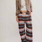 Free People - Buckle Back Plaid Trouser