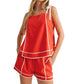 &Merci - Sleeveless Top & Short Set