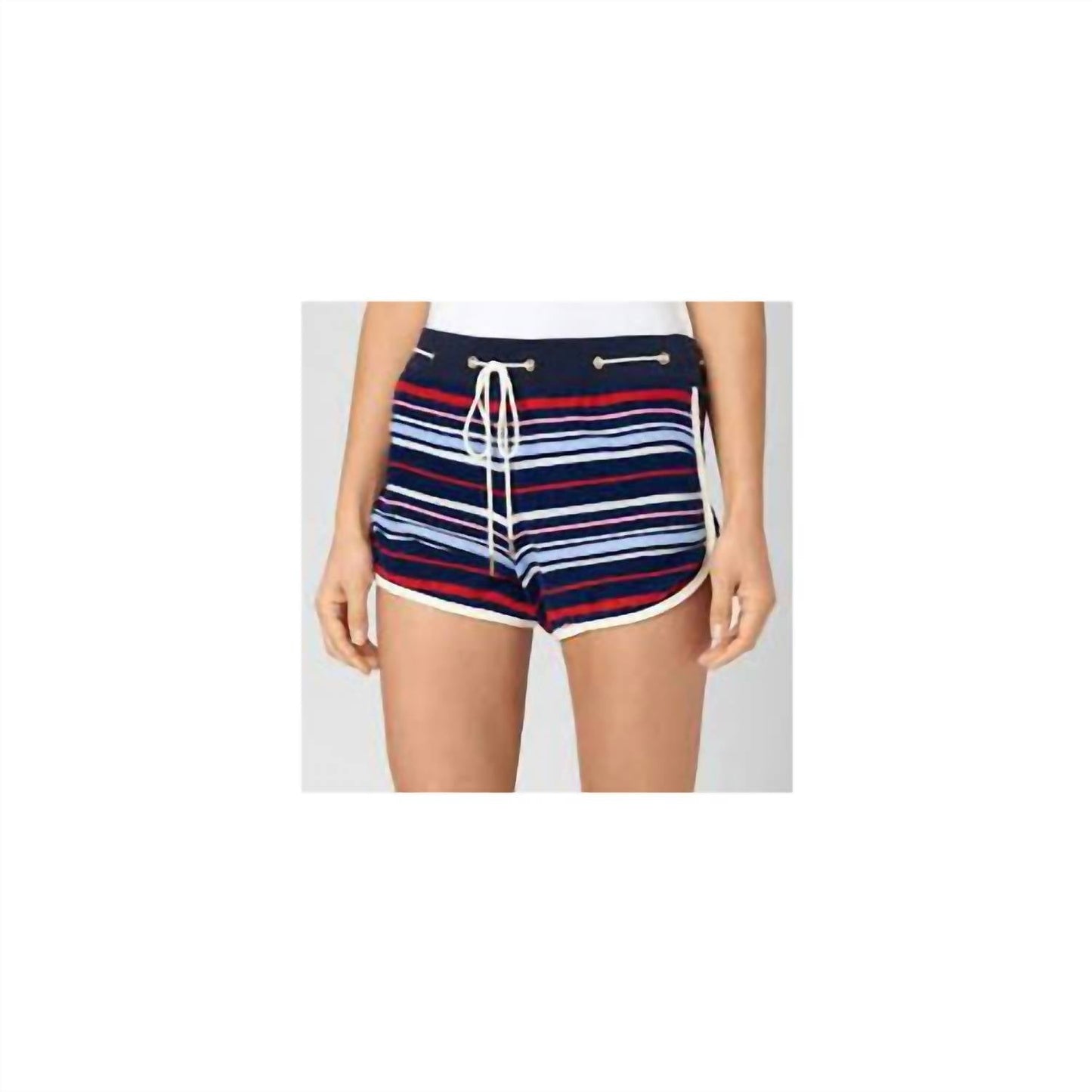 Juicy Couture - Micro Terry Striped Shorts