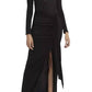 Alice + Olivia - Kyra Deep Drapey Maxi Dress
