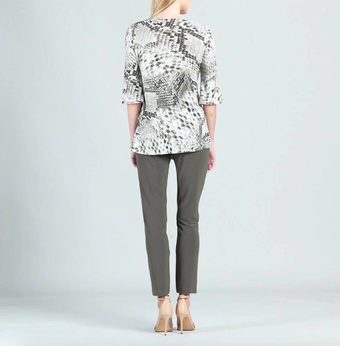 Clara Sun Woo - Side Gathered Drape Hem Tunic