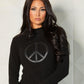 Angel Apparel - Mock Neck Peace Sweater