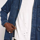 Current/Elliott - Denim Button Down Blazer