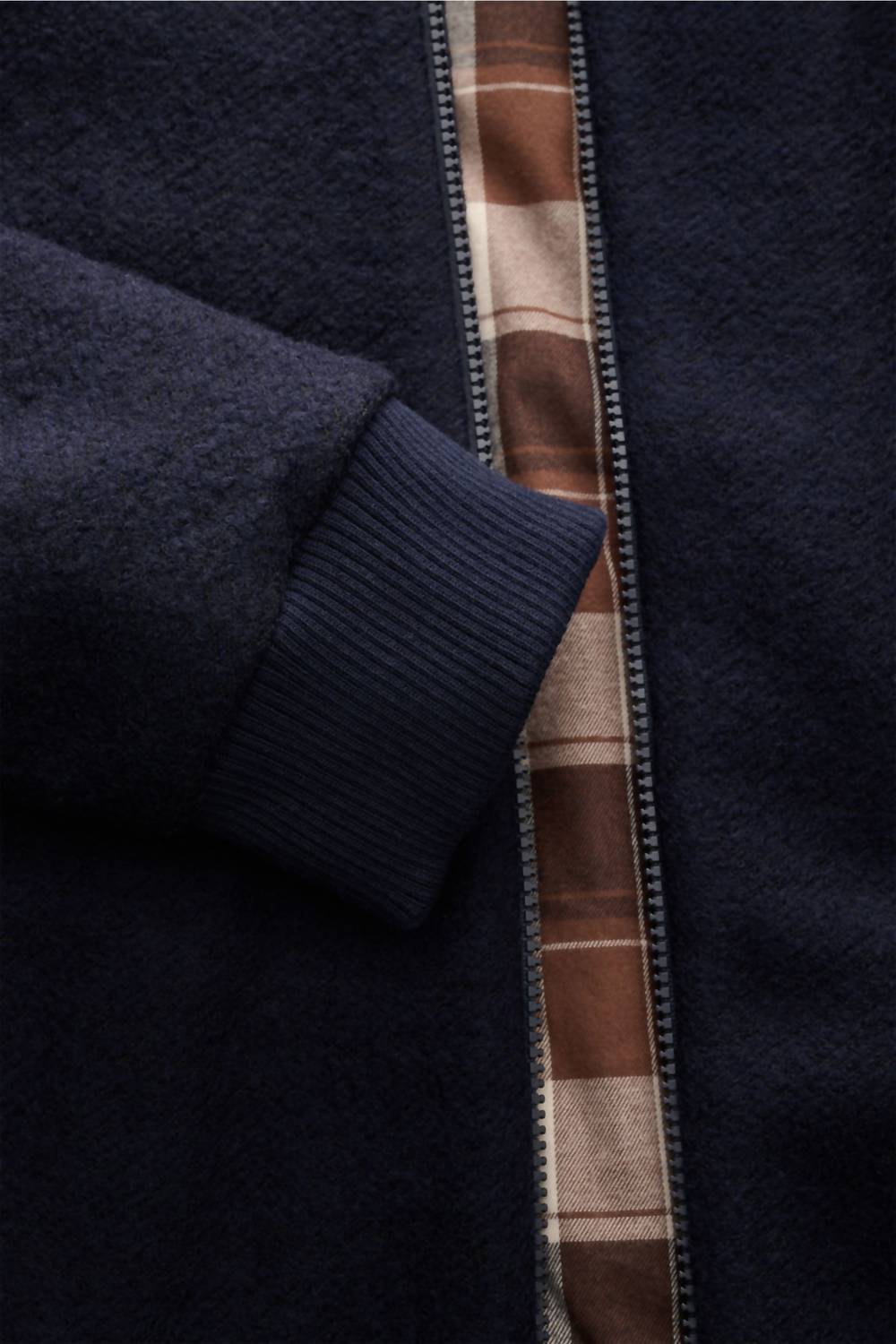 A Trip In A Bag - Men's Rib Knit Blouson Cardigan