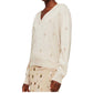 Brodie Cashmere - EMBROIDERY PALM V NECK