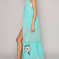 Pol - Embroidered Lace Button Long Vest