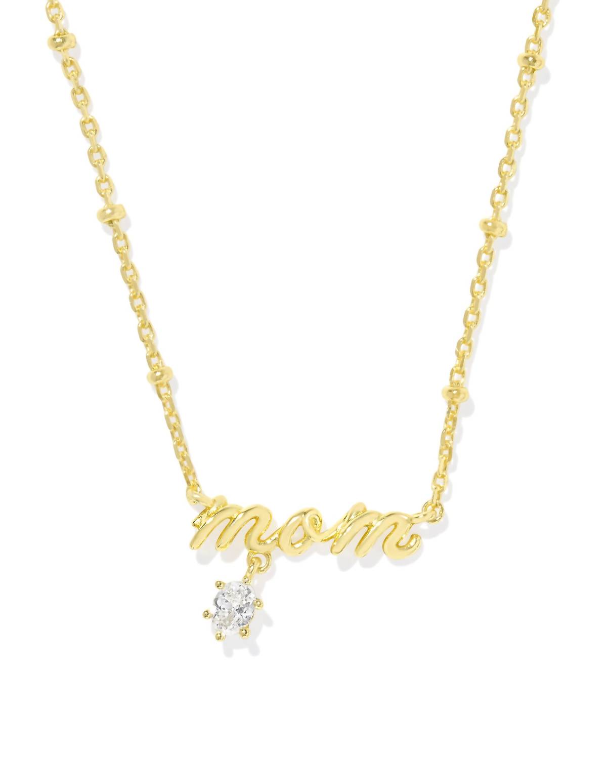 Kendra Scott - Women's Mom Crystal Short Pendant Necklace