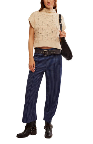 Free People - Suéter de gola falsa Vickie