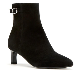 La Canadienne - Women's Arizona Suede Buckle Ankle Bootie