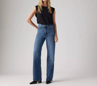 Levi'S - Calça Jeans Feminina Ribcage Wide Leg