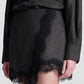 A.L.C. - Sophia Wool Marled Lace Mini Skirt