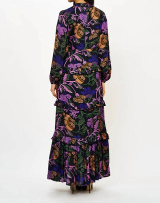 Oliphant - Vestido longo com gola falsa