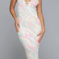 Cloud Ten - Bali Swirl Midi Dress