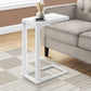 Accent Table, C - Shaped Modern Desig