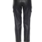 Joseph Ribkoff - Pull-on Faux Leather Cargo Pant