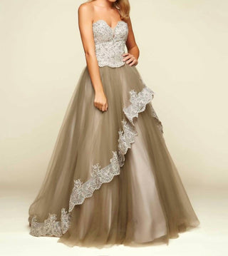 Mac Duggal - VESTIDO DE BAILE DE TULE