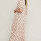 Entro - Ruffled V Neck Maxi Dress