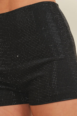 Cloud Ten - Shorts com strass