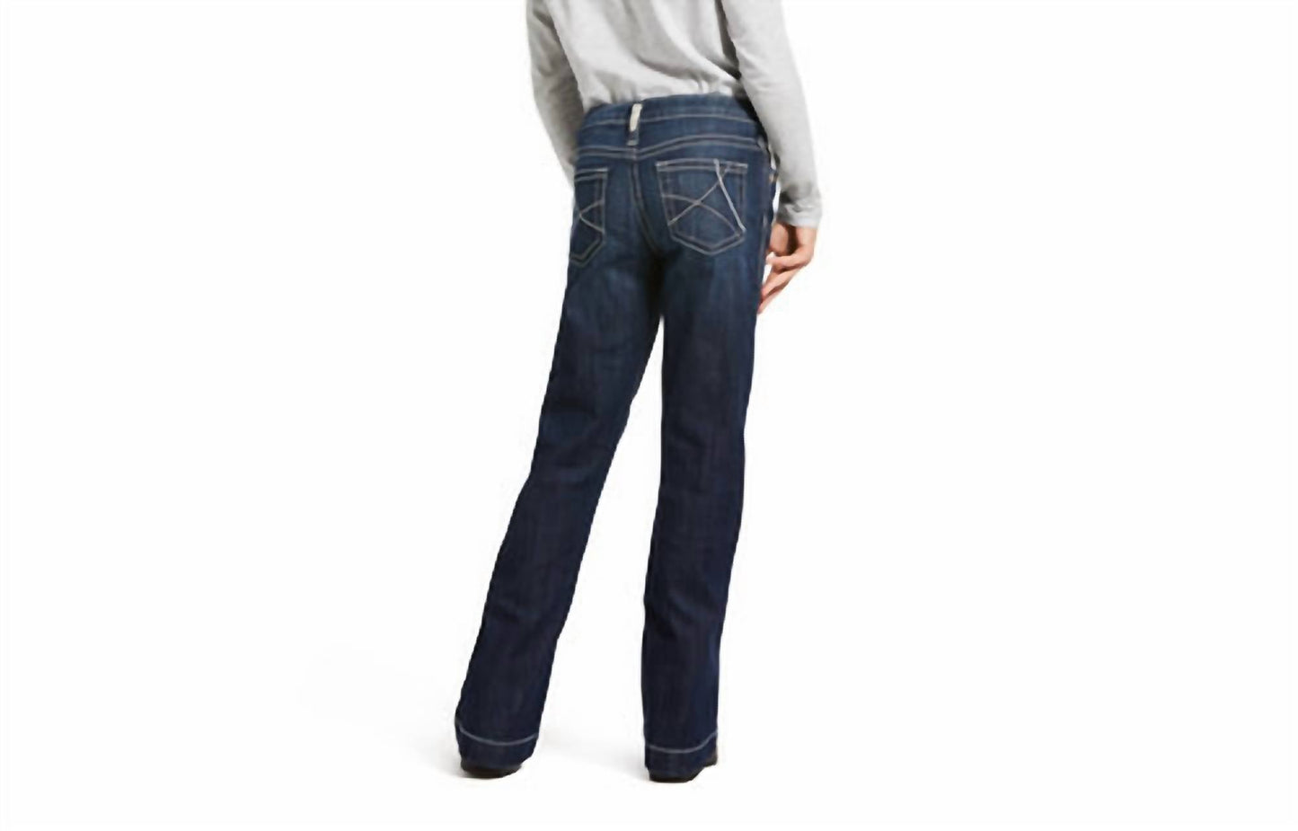 Ariat - Girl's Trouser Mid Rise Stretch Ella Wide Leg Jean