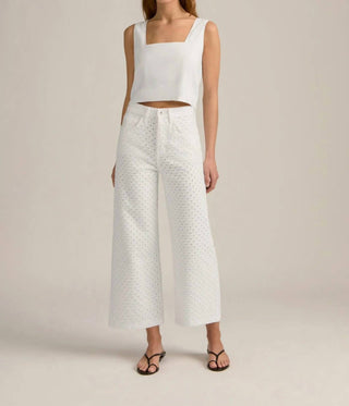 Filha Favorita - Calça Jeans Cropped Masha Super High Rise Wide Leg