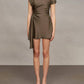 Amur - Zina Ruched Mini Dress